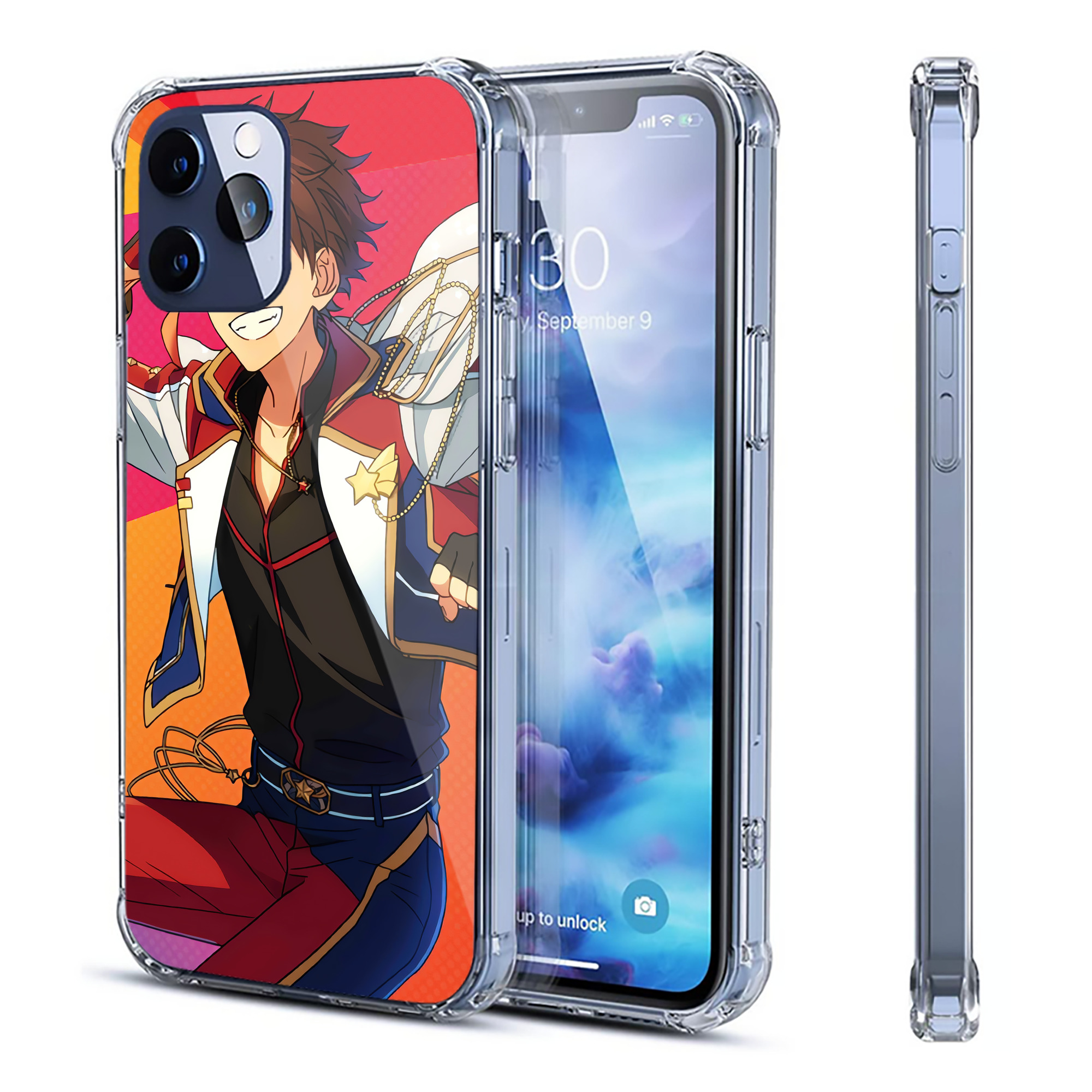 （画像用） あんさんぶるスターズ! Ensemble Stars 【iPhone 12シリーズ対応】透明スマホケース（クリアソフトケース）